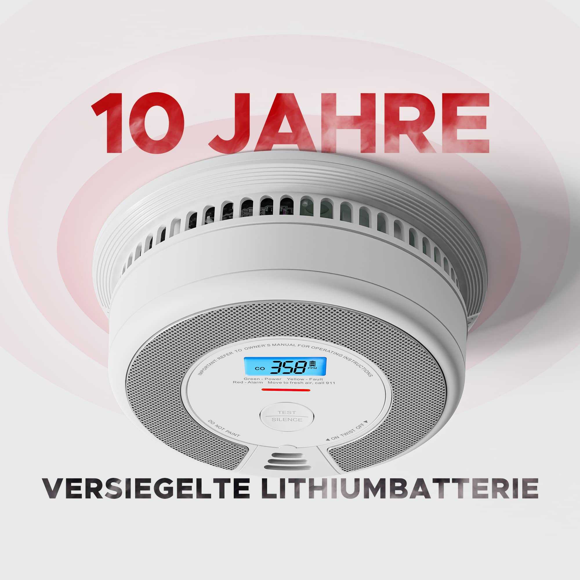 X-Sense SC07-W Drahtlose Verbundene Kombinierte Rauch- und Kohlenmonoxid-Melder - Maximale Sicherheit und Konnektivität für Ihr Zuhause Mesch Shop X-Sense SC07-W Drahtlose Verbundene Kombinierte Rauch- und Kohlenmonoxid-Melder - Maximale Sicherheit und Konnektivität für Ihr Zuhause Mesch Shop